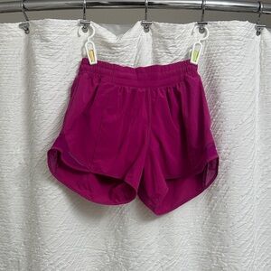 Lululemon Athletica Magenta Athletic Shorts